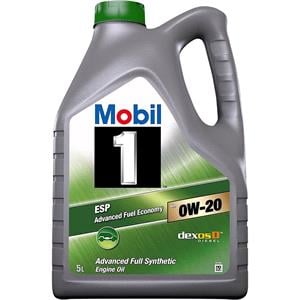 Engine Oils and Lubricants, MOBIL 1 ESP X2 0W20 5L , 