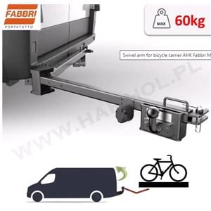 Piviting Rear Bike Rack Fabbri Mose Pivoting Rear Bike Rack Mount for Vans and Camper Vans ...