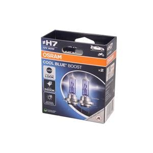 Bulbs   by Bulb Type, Osram Cool Blue Boost 12V H7 80W PX26d Off Road Headlight Bulbs   Twin Pack, Osram