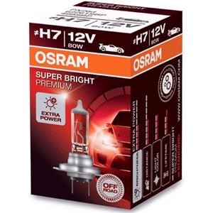 Bulbs   by Bulb Type, Osram Super Bright 12V 80W H7 PX26d Off Road Headlight Bulb   Single, Osram