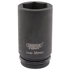 Sockets, Draper Expert 05066 35mm 3 4 inch Square Drive Hi Torq 6 Point Deep Impact Socket, Draper