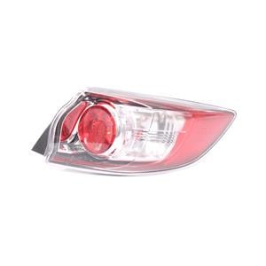 Lights, Right Rear Lamp (Outer, On Quarter Panel, Hatchback Only, Standard Type) for Mazda 3 2009 on, 