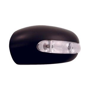 Wing Mirrors, Left Wing Mirror Cover (primed, with indicator lamp) for Mercedes C CLASS, 2004 2007, Please check to ensure your cover and indicator lamp looks the same as the one in the image, 