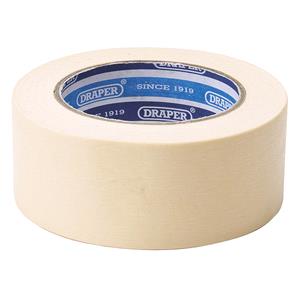 Paint Stripping and Prepping, Draper 63479 Masking Tape Roll (50M x 50mm), Draper