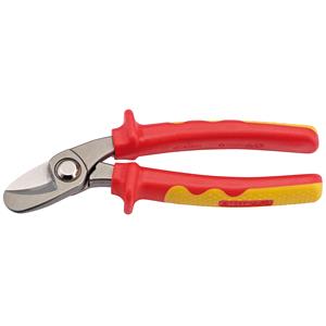 Side Cutter Pliers, Draper Expert 63541 VDE Approved Fully Insulated Cable Shears (180mm), Draper