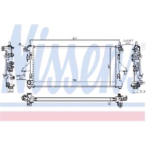 Radiators, Nissens Radiator   63555A, Nissens