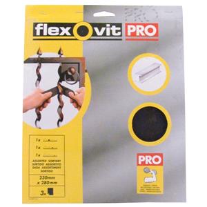 Body Repair and Preparation, Flexovit Emery Sheets   Assorted   230mm x 280mm   Pack Of 3, FLEXOVIT
