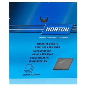 Sanding Sheets, Wet & Dry Paper   P1500   Pack Of 50, NORTON