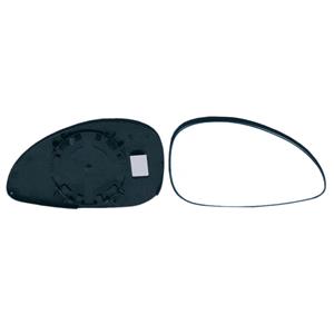 Wing Mirrors, Right Wing Mirror Glass (not heated) and Holder for Citroen C4 Coupe 2004 2010, 