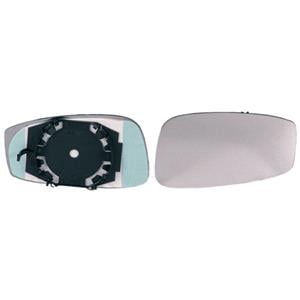Wing Mirrors, Right Wing Mirror Glass (not heated) and Holder for FIAT IDEA, 2003 2008, 
