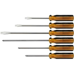 Screwdriver Sets, Screwdriver with Plastic Handle   Set of 6, 