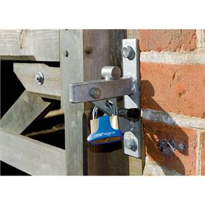 Locks and Security, Draper 64165 42mm Solid Brass Padlock and 2 Keys with Hardened Steel Shackle and Bumper, Draper