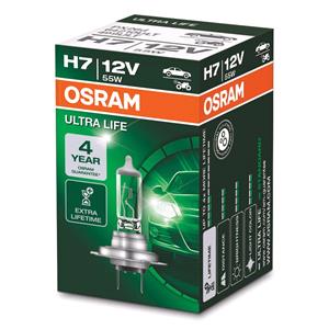 Bulbs   by Bulb Type, Osram Ultra Life 12V 55W H7 Headlight Bulb   Single, Osram