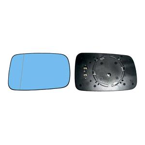 Wing Mirrors, Left Blue Wing Mirror Glass (heated) for BMW 3 Series Coupe (E46) 1999 2005, 