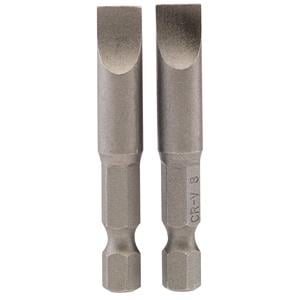 Insert Bits, Draper 64226 8mm 1 4 inch Hex. Plain Slot Insert Bit 50mm Long x 2, Draper