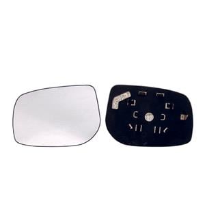 Wing Mirrors, Left Wing Mirror Glass (heated) and Holder for TOYOTA YARIS, 2005 2011, 