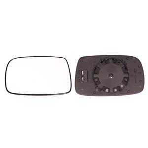 Wing Mirrors, Left Wing Mirror Glass (heated, round attachment on backing plate) and Holder for TOYOTA YARIS VERSO, 1999 2005, 