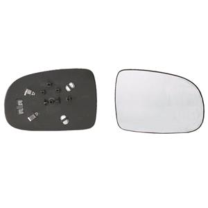 Wing Mirrors, Left Wing Mirror Glass (heated) and Holder for OPEL CORSA C van, 2000 2006, 