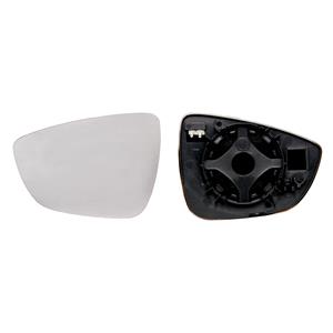 Wing Mirrors, Left Wing Mirror Glass (heated, without blind spot warning) and Holder for Ford Focus, 2018 Onwards, 