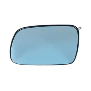 Wing Mirrors, Left Blue Wing Mirror Glass (heated) and Holder for PEUGEOT 407, 2004 2010, 