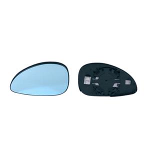 Wing Mirrors, Left Blue Wing Mirror Glass (heated) for Citroen C4 2004 2010, 