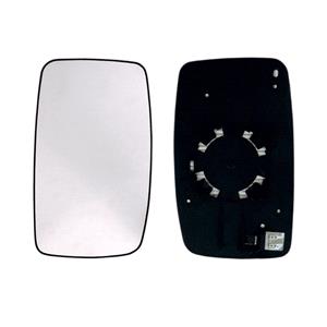 Wing Mirrors, Left Wing Mirror Glass (heated, for single glass mirrors) for Fiat SCUDO van, 2007 Onwards, 