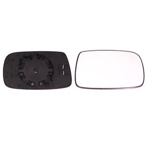 Wing Mirrors, Right Wing Mirror Glass (heated, round attachment on backing plate) and Holder for TOYOTA YARIS VERSO, 1999 2005, 