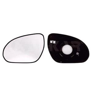 Left Mirror Glass (heated) & Holder - Original Replacement