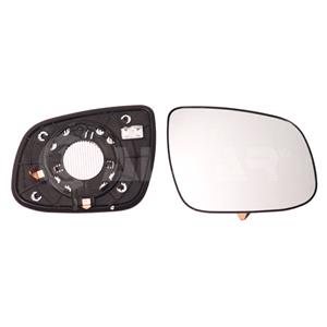 Wing Mirrors, Right Wing Mirror Glass (Heated) for Kia Ceed Estate, 2007 2012, Note Mirror Shape in image, 