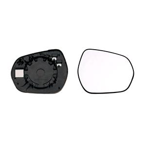 Wing Mirrors, Right Wing Mirror Glass (heated, without blind spot warning indicator) and Holder for Ford Fiesta Van, 2018 Onwards, 