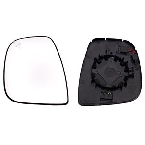 Wing Mirrors, Left Wing Mirror Glass (Heated, Blind Spot Warning Indicator) for Peugeot TRAVELLER 2016 Onwards, 