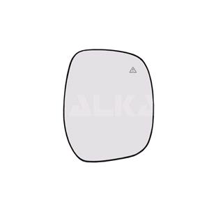 Wing Mirrors, Right Wing Mirror Glass with Holder (Convex, Heated, with Blind Spot Warning, 2,2 Pins) for Hyundai STARIA Bus 2021 Onwards, 