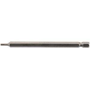 Insert Bits, Draper 64371 2.5mm 1 4 inch Hex. Hexagonal Insert Bit 100mm Long x 1, Draper