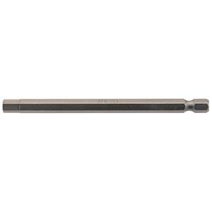 Insert Bits, Draper 64375 6mm 1 4 inch Hex. Hexagonal Insert Bit 100mm Long x 1, Draper