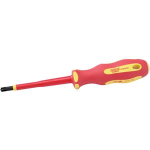 VDE Screwdrivers, Draper Expert 64495 Ergo Plus VDE No.2 x 100mm PZ SL Screwdriver, Draper