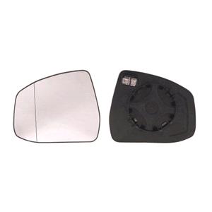 Left Mirror Glass (heated) & Holder - Original Replacement