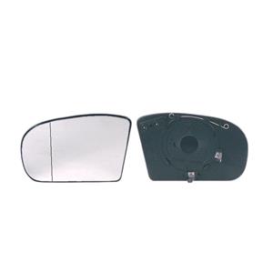 Wing Mirrors, Left Wing Mirror Glass (heated) and Holder for Mercedes E CLASS, 2002 2006, 