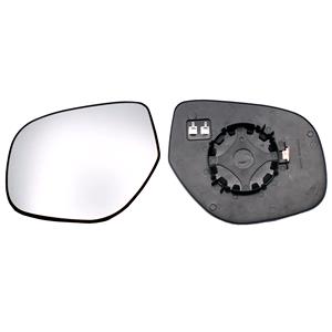 Wing Mirrors, Left Wing Mirror Glass (heated) & Holder for Citroen C4 AIRCROSS, 08/2013 Onwards, Only fits mirror with indicator, please check backing plate is same as image, 