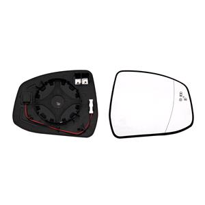 Wing Mirrors, Right Wing Mirror (heated, with blind spot indicator lamp) for Ford MONDEO Estate 2007 2014, 