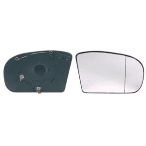 Wing Mirrors, Right Wing Mirror Glass (heated) and Holder for Mercedes E CLASS, 2002 2006, 