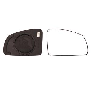 Wing Mirrors, Right Wing Mirror Glass (heated) and Holder for OPEL MERIVA, 2003 2010, 