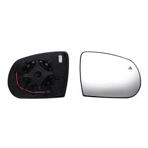 ->Right,Glass+Holder,Convex, Heated, With Side, 4 Pins, JEEP CHEROKEE (KL) (11/13 - 08/18)