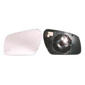 Wing Mirrors, Right Wing Mirror Glass (heated, circular attachment) and Holder for Ford C MAX, 2007 2010, 