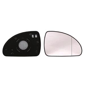 Wing Mirrors, Right Wing Mirror Glass (Heated) for Kia Ceed Hatchback, 2006 2012, Note Mirror Shape in image, 
