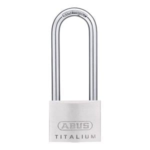 Locks and Security, ABUS Titalium Aluminium Long Shackle Padlock   50mm   HB80mm, ABUS