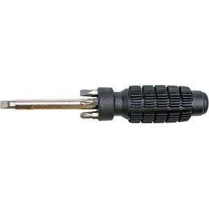 Screwdriver Sets, SCREWDRIVER W. RUBBER HANDLE AND 5 BITS, 