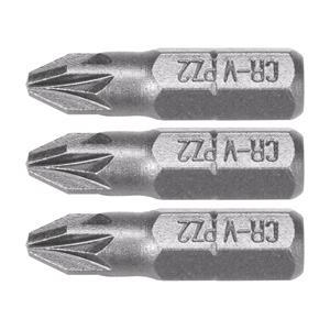 Screwdriver Sets, SCREWDRIVER BITS 1/4 25MM PZ2 3 PCS, STHOR