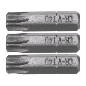 Screwdriver Sets, SCREWDRIVER BITS 1/4 25MM TORX T40 3 PCS, STHOR