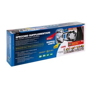 Flat + Convex Lens Towing Mirror