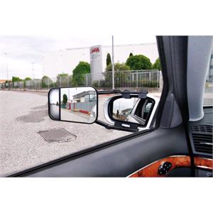 Flat + Convex Lens Towing Mirror